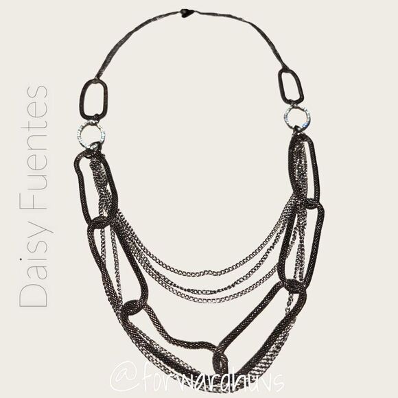 Daisy Fuentes Multi-Chain Necklace - Picture 1 of 9